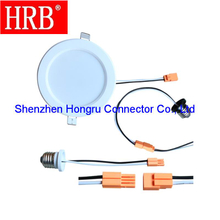 Lampconnector van HRB-merk met 2 polen